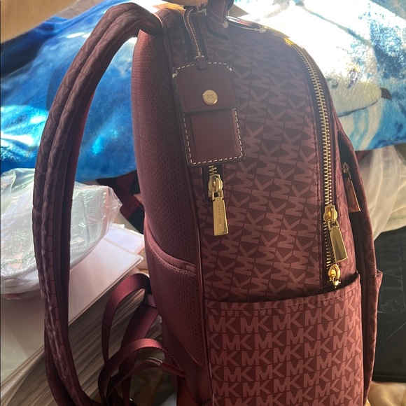 Michael Kors Mulberry and Gold Backpack main image 5